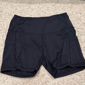 Women's Black Athletic Shorts